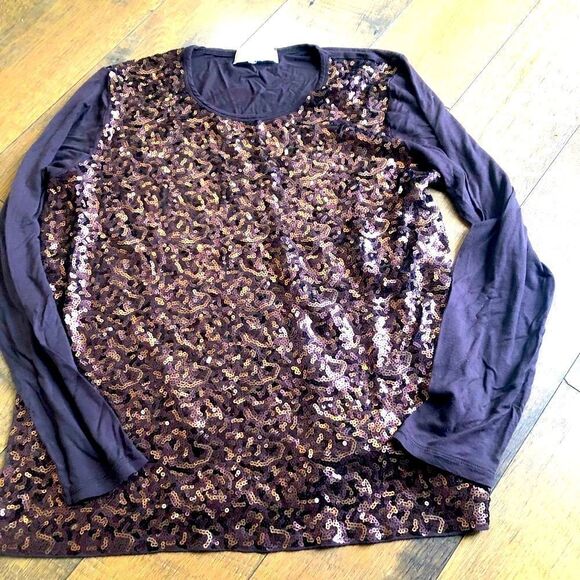 Michael Kors brown shirt size M - Picture 1 of 6